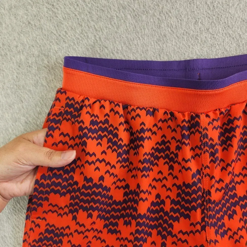 Fabletics Shorts Mens S Red Purple Fundamental II Boxer Lined 7" Training Gym - Picture 5 of 16